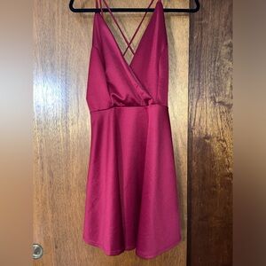 Maroon Charlotte Russe dress